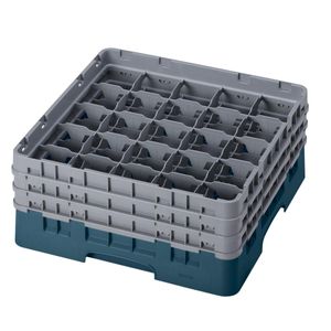 Cambro H174mm Teal 25 Compartment Camrack - 1