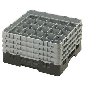 Cambro H215mm Black 25 Compartment Camrack - 1