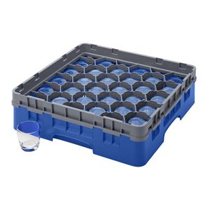 Cambro H92mm Navy 30 Compartment Camrack - 1