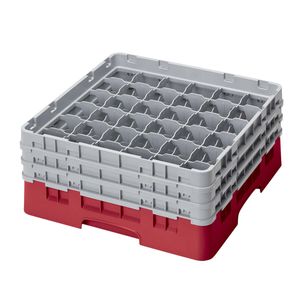 Cambro H174mm Red 36 Compartment Camrack - 1