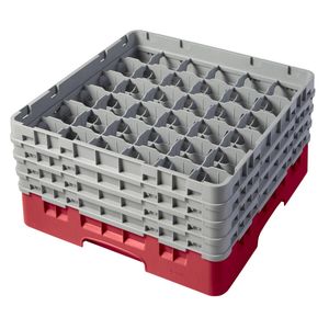Cambro H215mm Red 36 Compartment Camrack - 1