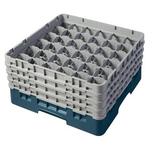 Cambro H215mm Teal 36 Compartment Camrack - 1