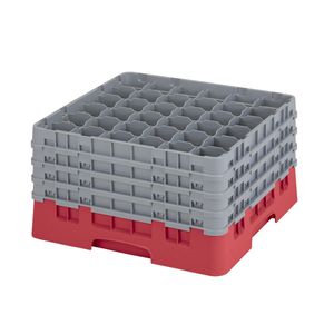 Cambro H238mm Red 36 Compartment Camrack - 1