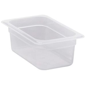 Cambro 100mm Deep 1/4 Translucent Polypropylene GN Pan - 1