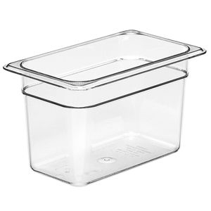 Cambro 150mm Deep 1/4 Clear Polycarbonate GN Pan - 1