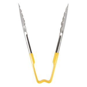 Vollrath Yellow One-piece Kool-Touch Utility Grip Tong 152mm - 3