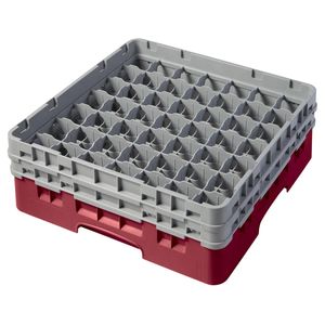 Cambro H133mm Cranberry 49 Compart. Camrack - 1