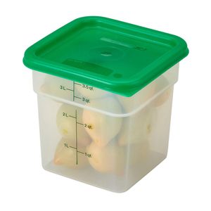 Cambro 3.8L Translucent CamSquare - 1