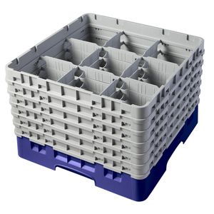Cambro H298mm Navy 9 Compartment Camrack - 1