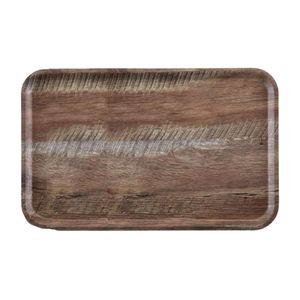 Cambro Dark Oak Capri Tray 325x530mm - 1