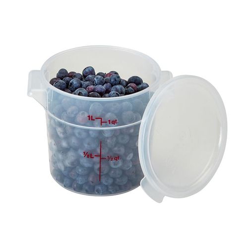 Cambro 0.9L Polypropylene Translucent Round - 2