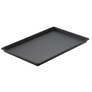 Winco 12 x 18 Steel Sicilian Pizza Pan - 1