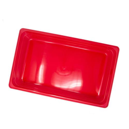 Cambro 100mm Deep 1/1 Red Polypropylene GN Pan - 2