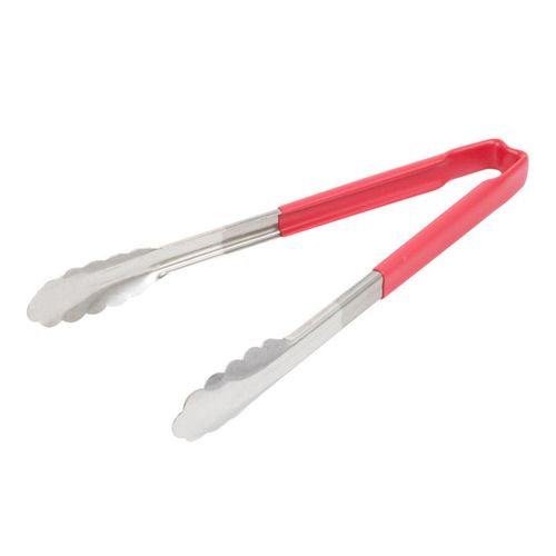 Vollrath Red One-piece Kool-Touch Utility Grip Tong 305mm - 1