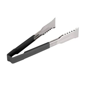 Vollrath Black One-piece Kool-Touch VersaGrip Tong 241mm - 1