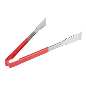 Vollrath Red One-piece Kool-Touch VersaGrip Tong 305mm - 1