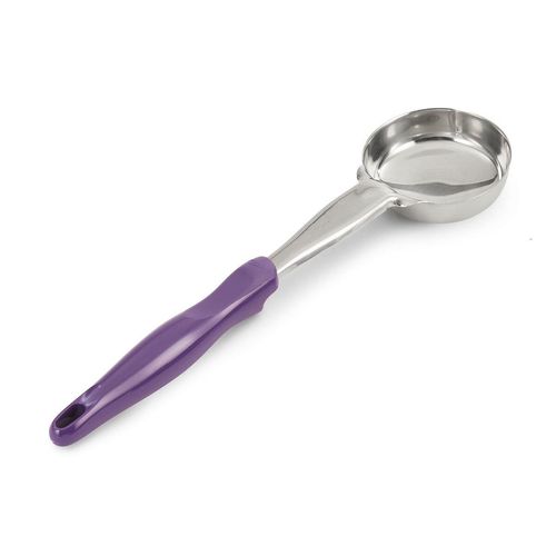 Vollrath 4oz Purple Allergen Solid Spoodle - 1