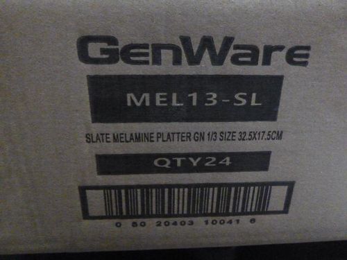 GenWare Melamine Slate Effect Platter GN 1/3 - MEL13-SL - 10