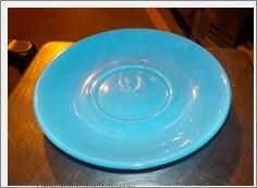 Genware Porcelain Blue Saucer 16cm/ 6.25 (Pack of 6) - 182115BL - 3