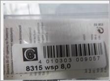 Giesser Bread Knife 8 1/4 Serrated - 8355-W-21 - 7