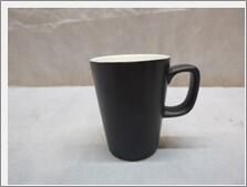 Genware Porcelain Matt Black Latte Mug 34cl/ 12oz (Pack of 6) - 322135MBK - 3