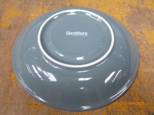 Genware Porcelain Grey Saucer 16cm/ 6.25 (Pack of 6) - 182115G - 3