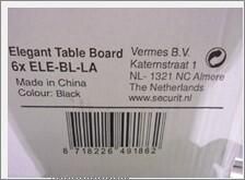 Table Board 21X30cm Large Black - ELE-BL-LA - 5