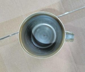 Terra Porcelain Matt Grey Coffee Cup 22cl/ 7.75oz (Pack of 6) - CUP-PMG23 - 3