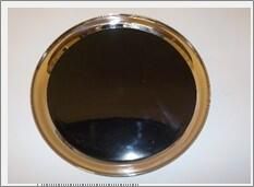 Non Slip Stainless Steel Round Tray 12 - 52039NS - 3