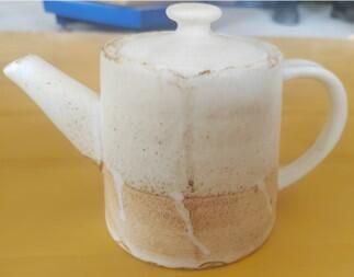 Roko Porcelain Sand Teapot 50cl/ 17.6oz (Pack of 6) - TP-RKS50 - 4