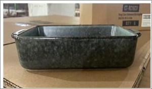 Forge Cove Stoneware Rectangular Dish 16 x 10.5 x 4cm (Pack of 6) - CT-RC16CV - 3