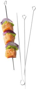 Pack Of 12 Stainless Steel Skewers 25cm - 11730-02 - 1