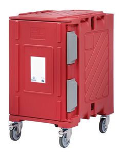 Bourgeat Sherpa Multi-standard Insulated Container 1 Unit With Wheels - 173 L - With Rack 600x400 9 Shelves - 11821-01 - 1