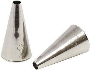 Set Of 2 Stainless Steel Round Piping Tips U 13 - 11649-04 - 1