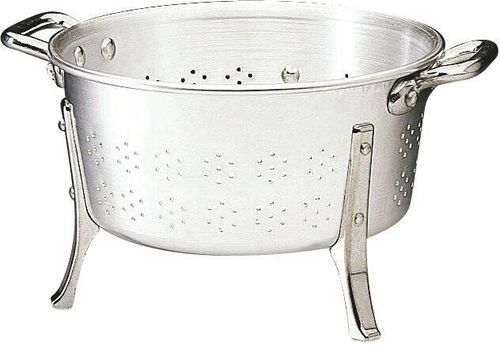 Matfer Aluminium Colander With Legs And Two Handles 36cm - 10664-03 - 1