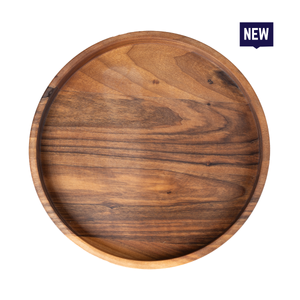 Bonzer Buffet Platter - Medium - Walnut Ø35 x H 4 cm - 13097-01 - 1