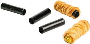 Matfer 6 Exoglass Cheese Tubes 10cm Diameter 2.5cm - 10929-01 - 1