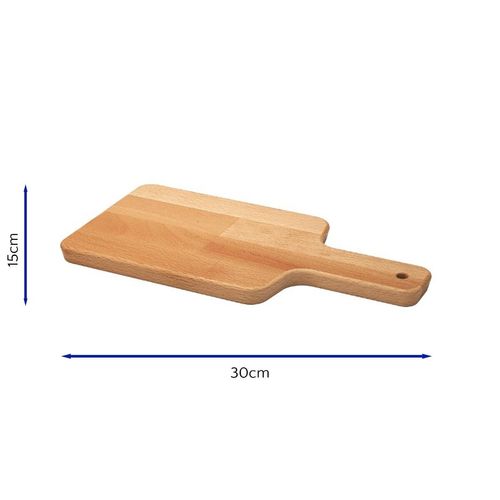 Bonzer Rectangular Board with Handle-05 - Walnut 30 x 15 x H1.6cm - 13107-06 - 3