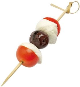 Box Of 300 Bamboo Cocktail Loop Skewers 9cm - 043937 - 1