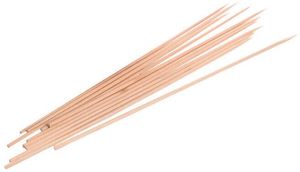 Packet Of 100 Round Wooden Skewers 25cm - 043942 - 1