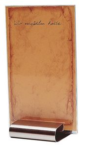 Stainless Steel Tabletop Menu Holder - 050296 - 1