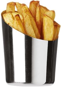 Stainless Steel Chip Cup Bevelled Edges Ø 8.5cm - 051131 - 1