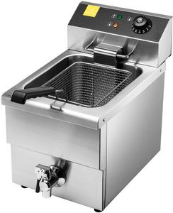 Electric Deep Fat Fryer With Deep Drawn Well 8 Litres - 121178 - 1