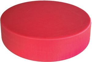 Pehd 500 Round Chopping Block Diameter 45cm Height 14cm Red - 130105 - 1