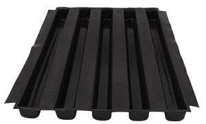 Flexipan Set Of 5 Inserts For Yule Logs With Stand 49.5x4x3.9cm - 336995 - 1