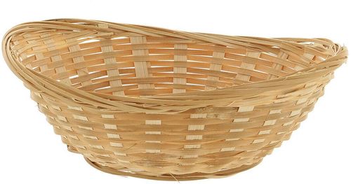 Bamboo Oval Bread Basket 26x19cm - 573465 - 1