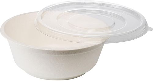 Box Of 600 (12 Bags Of 50) Round Cane Fibre Salad Bowls Without Lids Ø 155 Mm 50 Cl - 707847 - 2