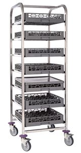 7-shelf Racking Trolley For Dishwasher Racks - 776706 - 1