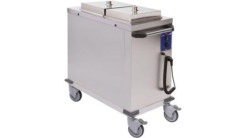 Non-height Adjustable Trolley For 18.5-26cm Plates - 2 Square Stacks - Static Heat - 777426 - 1