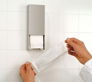 Stainless Steel Wall-mounted Mask Dispenser 237x88x48 Mm - 856130 - 1
